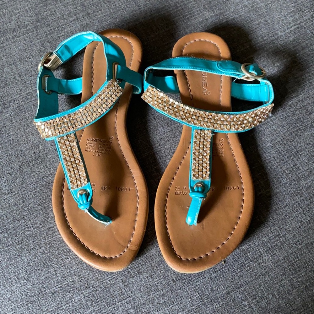 Andrea sparkly sandals!